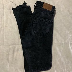 Madewell 9” High Rise in Faded Black